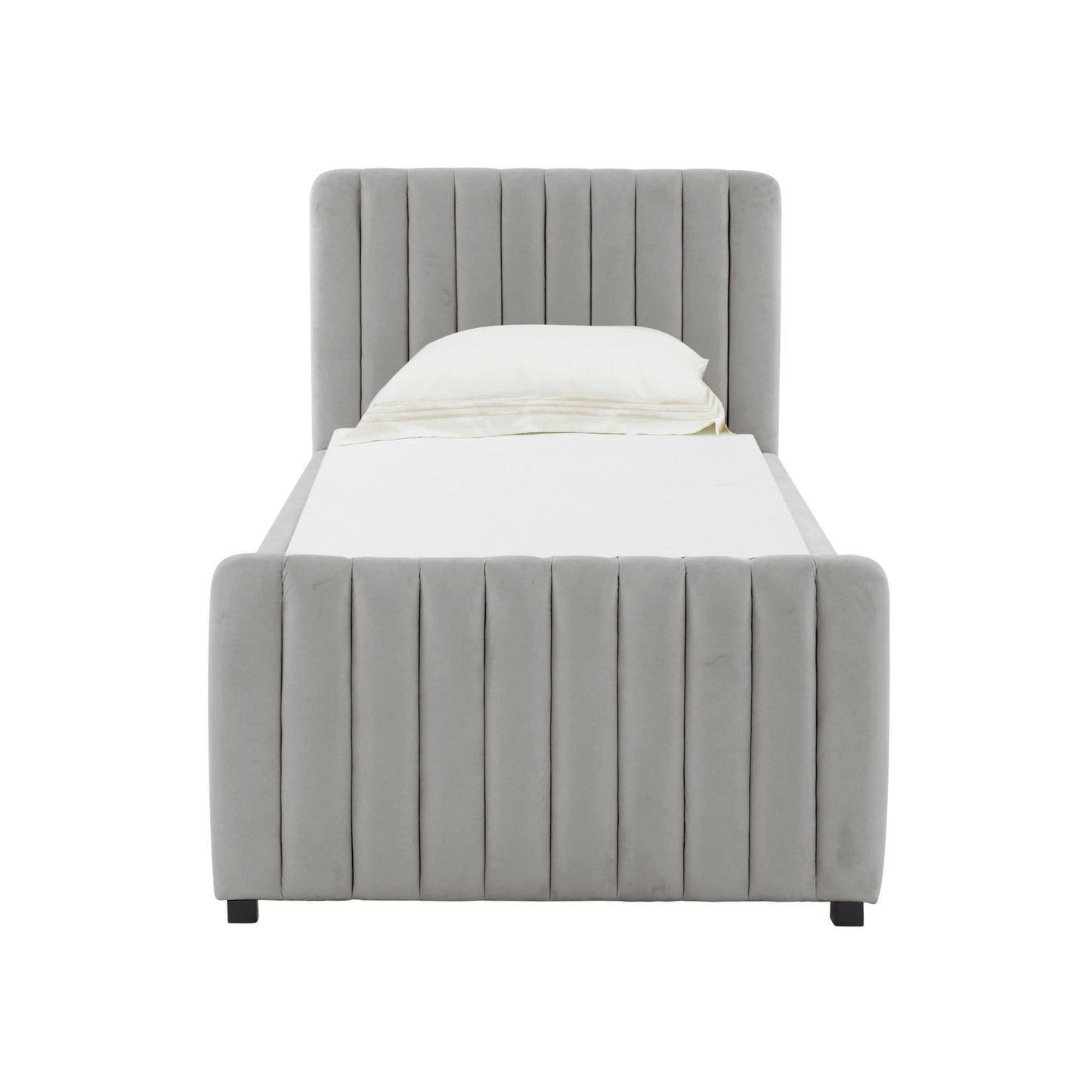 Angela Velvet Trundle Bed In Twin by TOV B68378