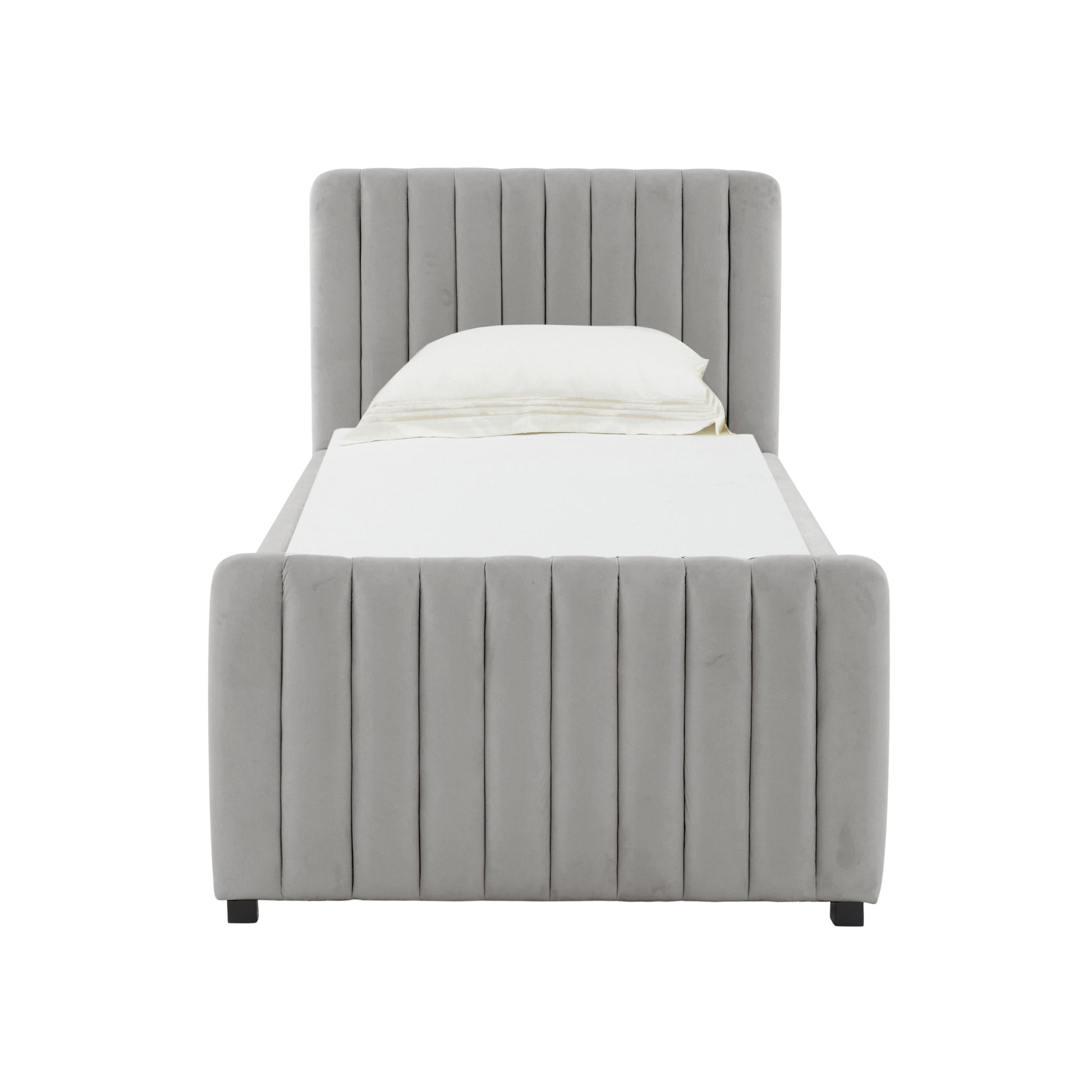 Angela Velvet Trundle Bed In Twin by TOV B68378
