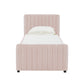 Angela Velvet Trundle Bed In Twin by TOV B68377