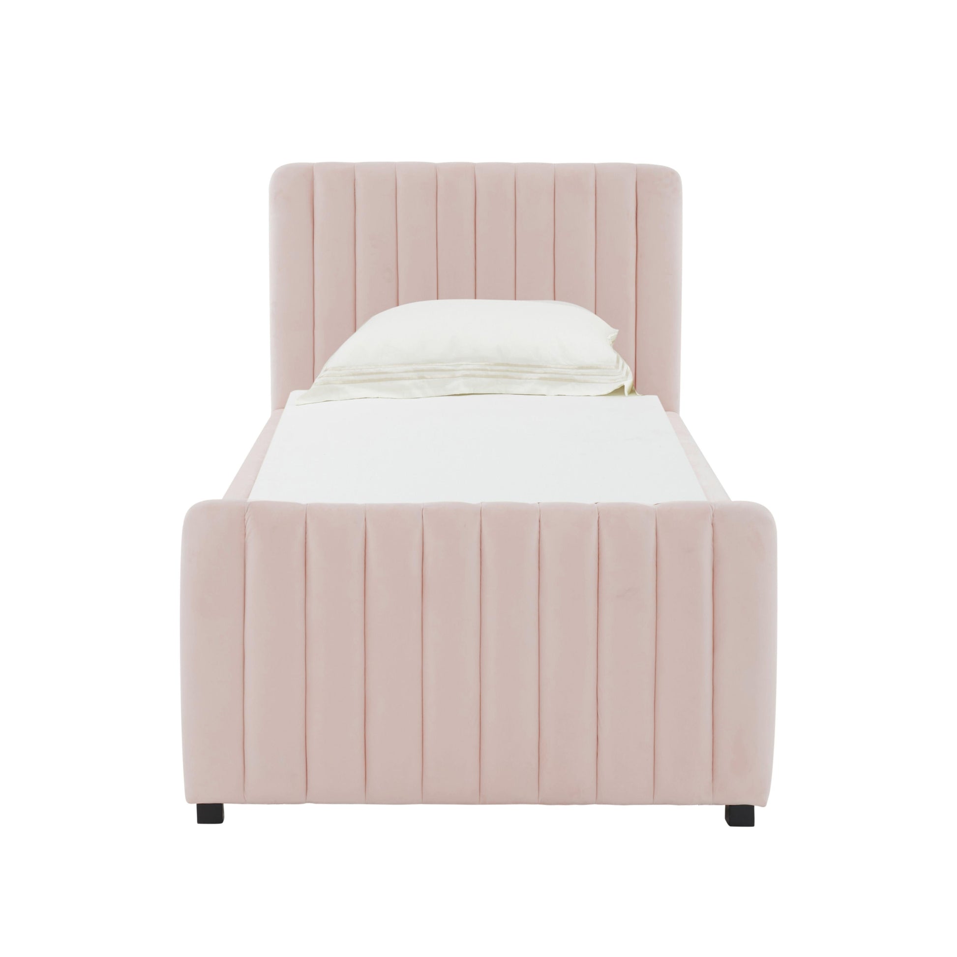 Angela Velvet Trundle Bed In Twin by TOV B68377