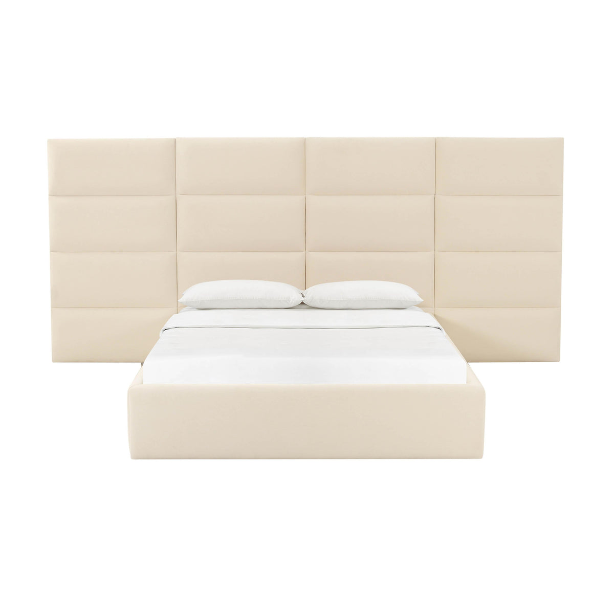 Eliana Cream Performance Velvet Queen Wings (Set of 2) by TOV Furniture – photo 4 of 6