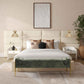 Eliana Velvet Bed With Wings by TOV B68724 Wings
