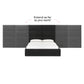 Eliana Velvet Bed With Wings by TOV B68727 Wings