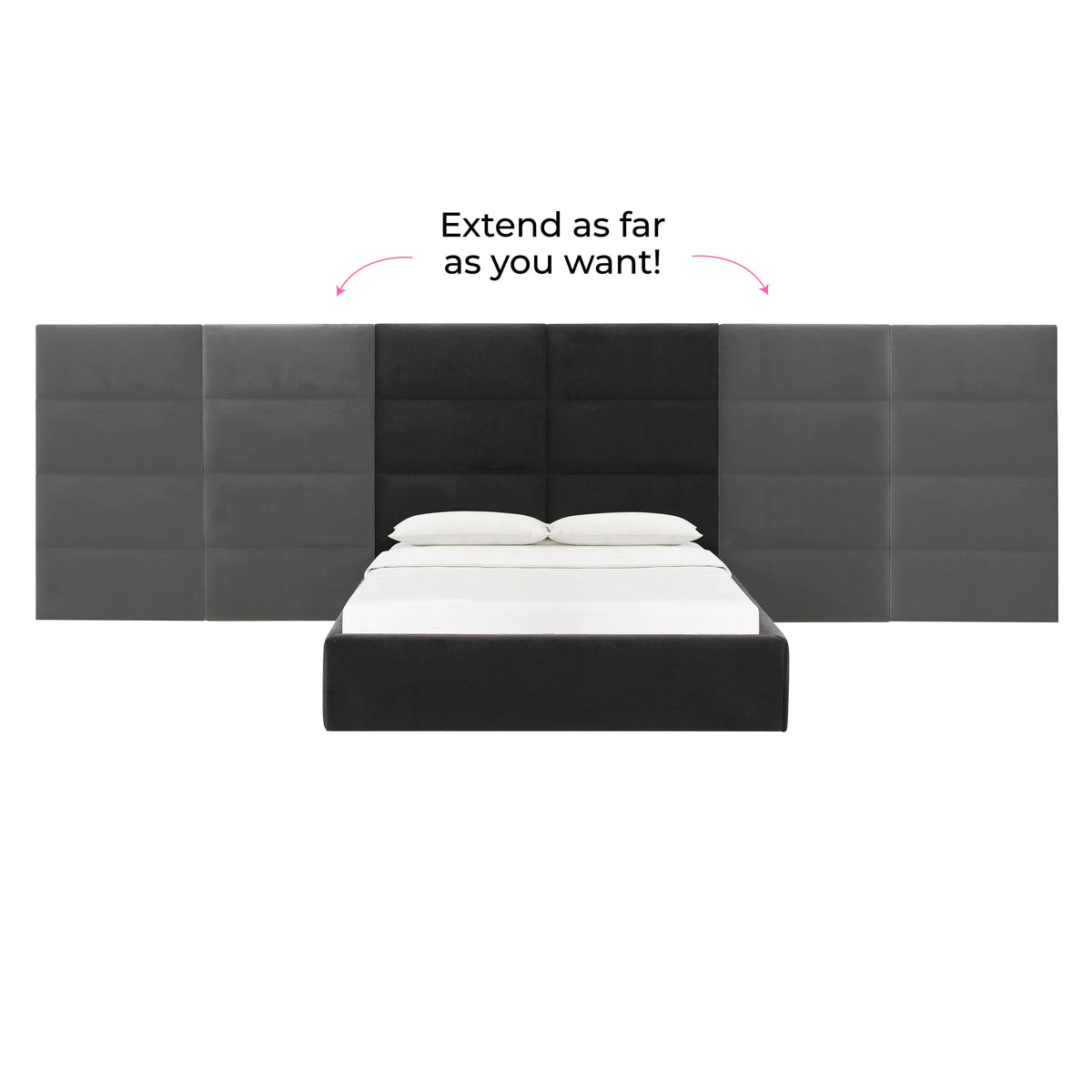 Eliana Performance Velvet Headboard Wings by TOV Furniture – several options shown