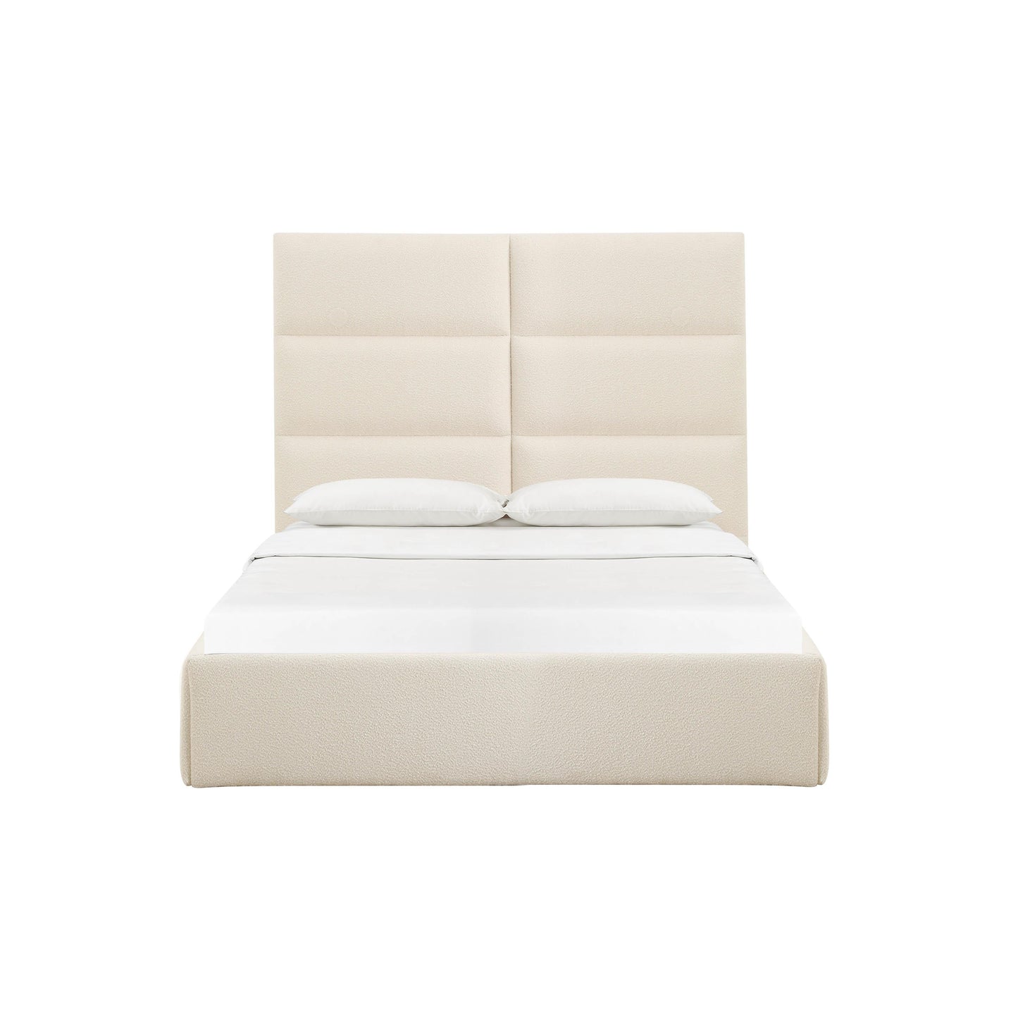 Eliana Cream Boucle Bed by TOV B68731