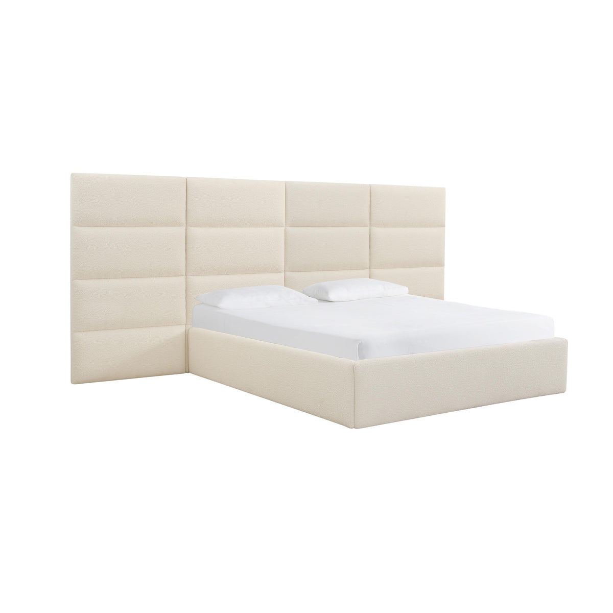 Eliana Cream Performance Boucle Headboard Wings in Queen by TOV Furniture – photo 3 of 6