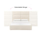 Eliana Cream Boucle Bed by TOV B68730