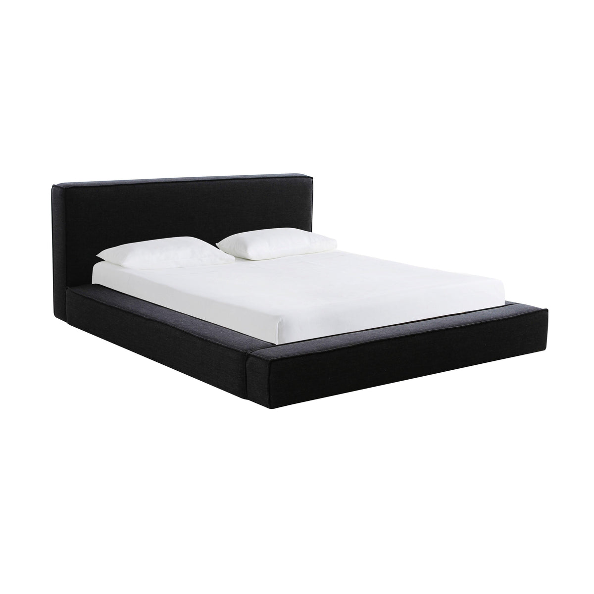 Olafur Black Performance Linen King Bed by TOV Furniture – photo 1 of 7