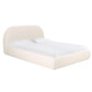 Bara Cream Textured Velvet Bed by TOV B68876