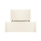Athara Cream Velvet Bed by TOV B68943