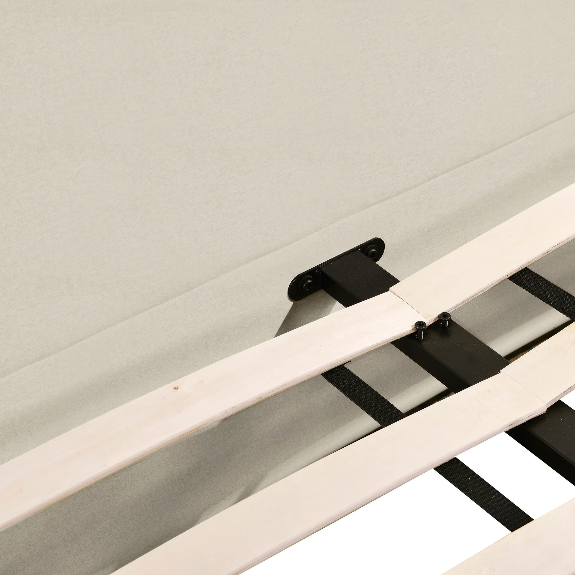 Ophelia Cream Faux Wool Bed by TOV B68946