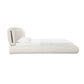 Karol Cream Performance Vegan Leather Bed by TOV B68948