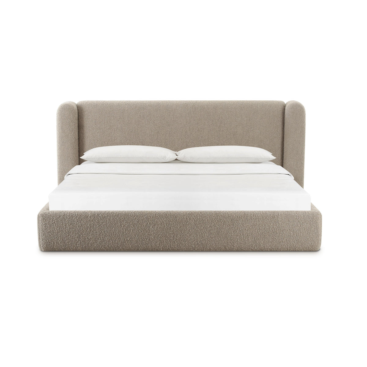 Babette Tan Contract-Grade Boucle King Bed by TOV Furniture – photo 3 of 10