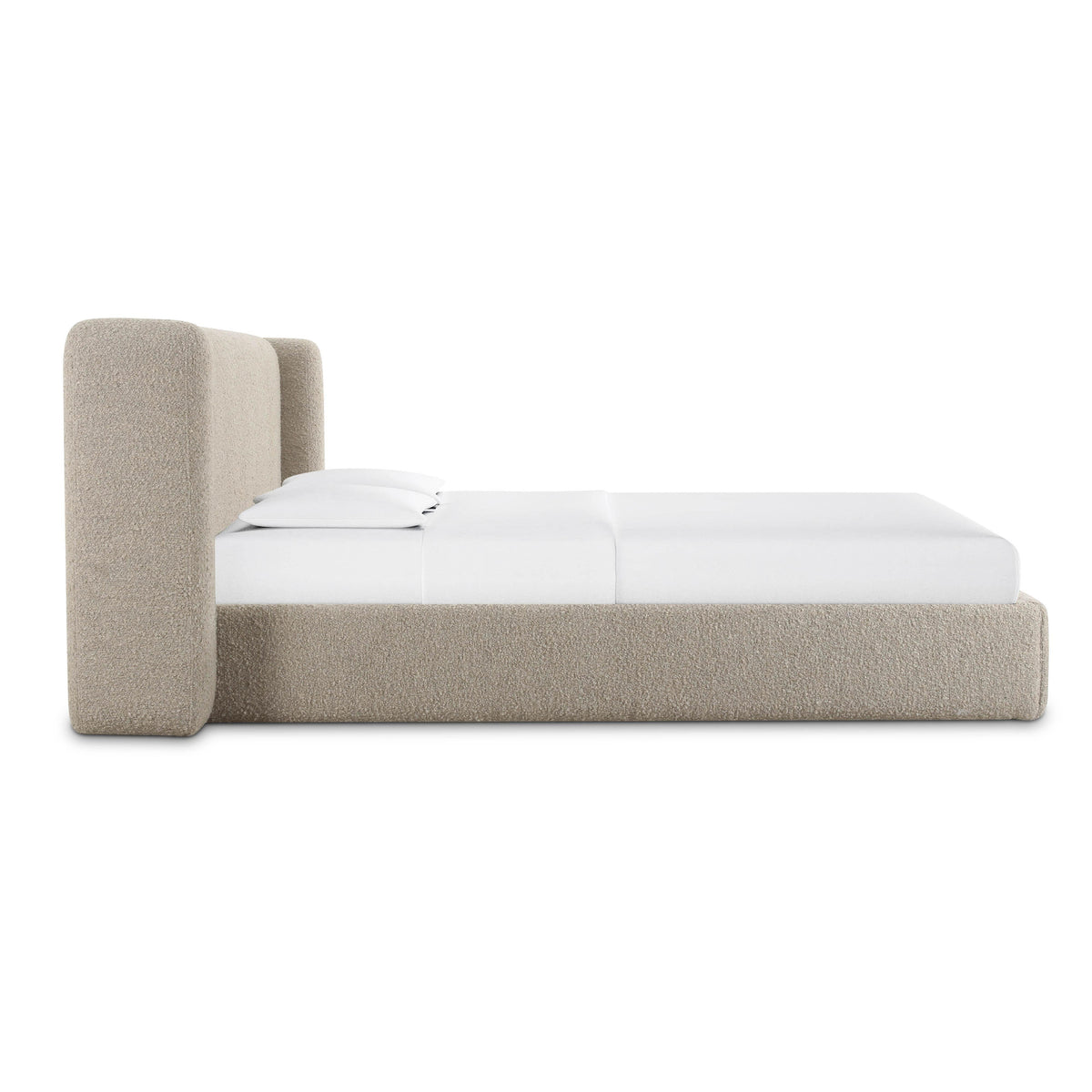 Babette Tan Contract-Grade Boucle King Bed by TOV Furniture – photo 4 of 10