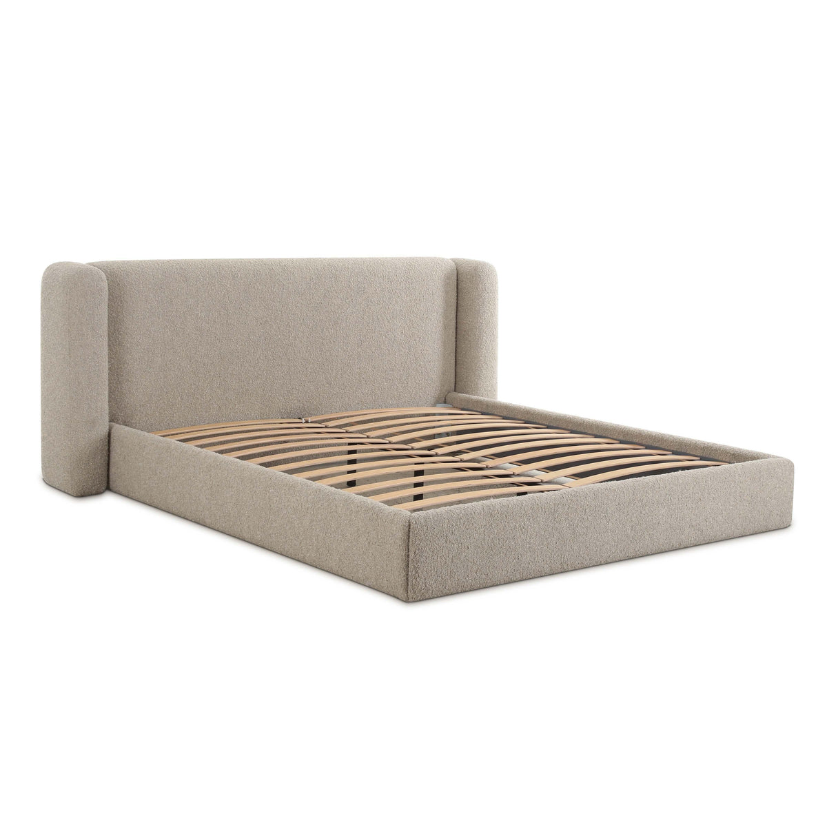 Babette Tan Contract-Grade Boucle King Bed by TOV Furniture – photo 5 of 10