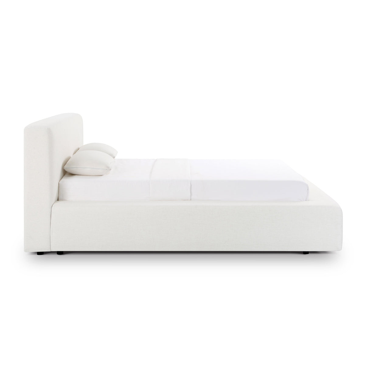 Meena Cream Upcycled Performance Linen Storage Queen Bed by TOV Furniture – photo 5 of 11