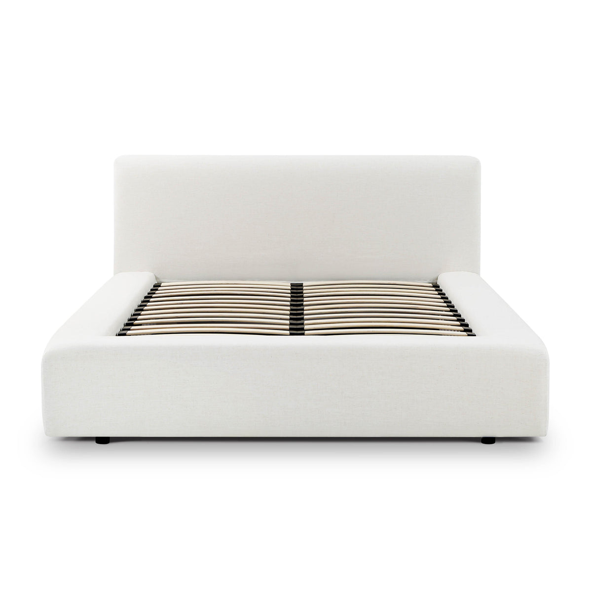 Meena Cream Upcycled Performance Linen Storage Queen Bed by TOV Furniture – photo 7 of 11