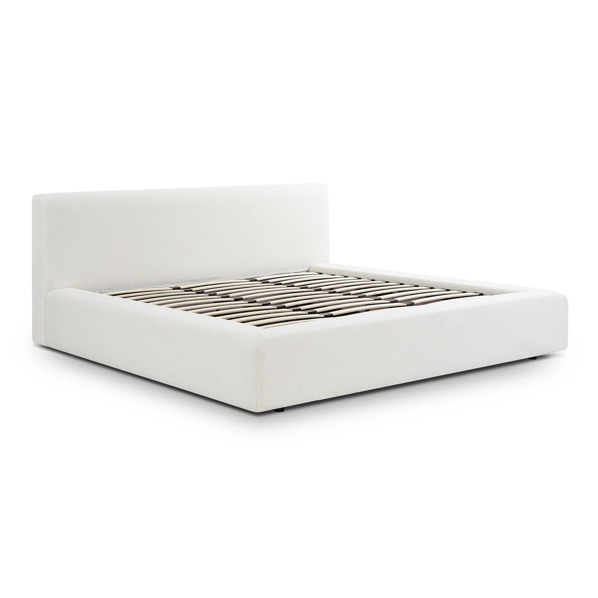 Meena Cream Upcycled Performance Linen Storage King Bed by TOV Furniture – photo 6 of 11