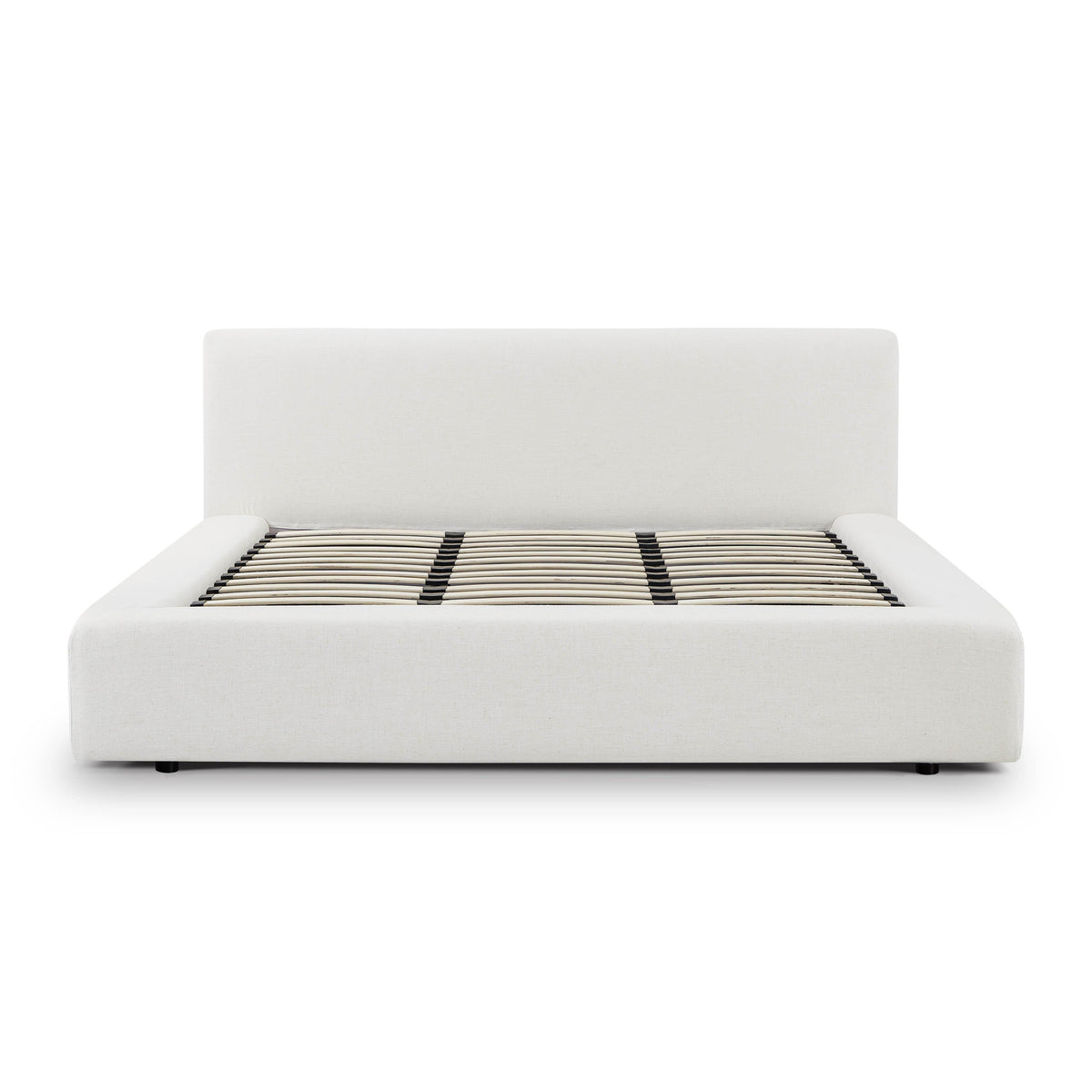 Meena Cream Upcycled Performance Linen Storage King Bed by TOV Furniture – photo 7 of 11