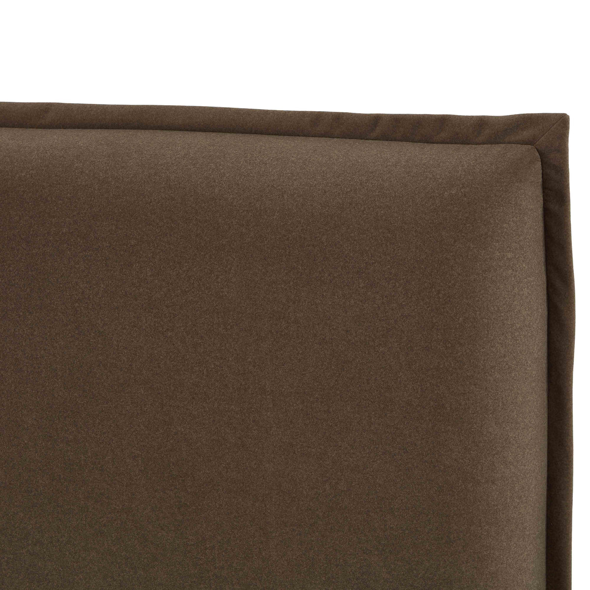 Mel Brown Performance Faux Mohair Velvet Queen Bed by TOV Furniture – photo 7 of 11