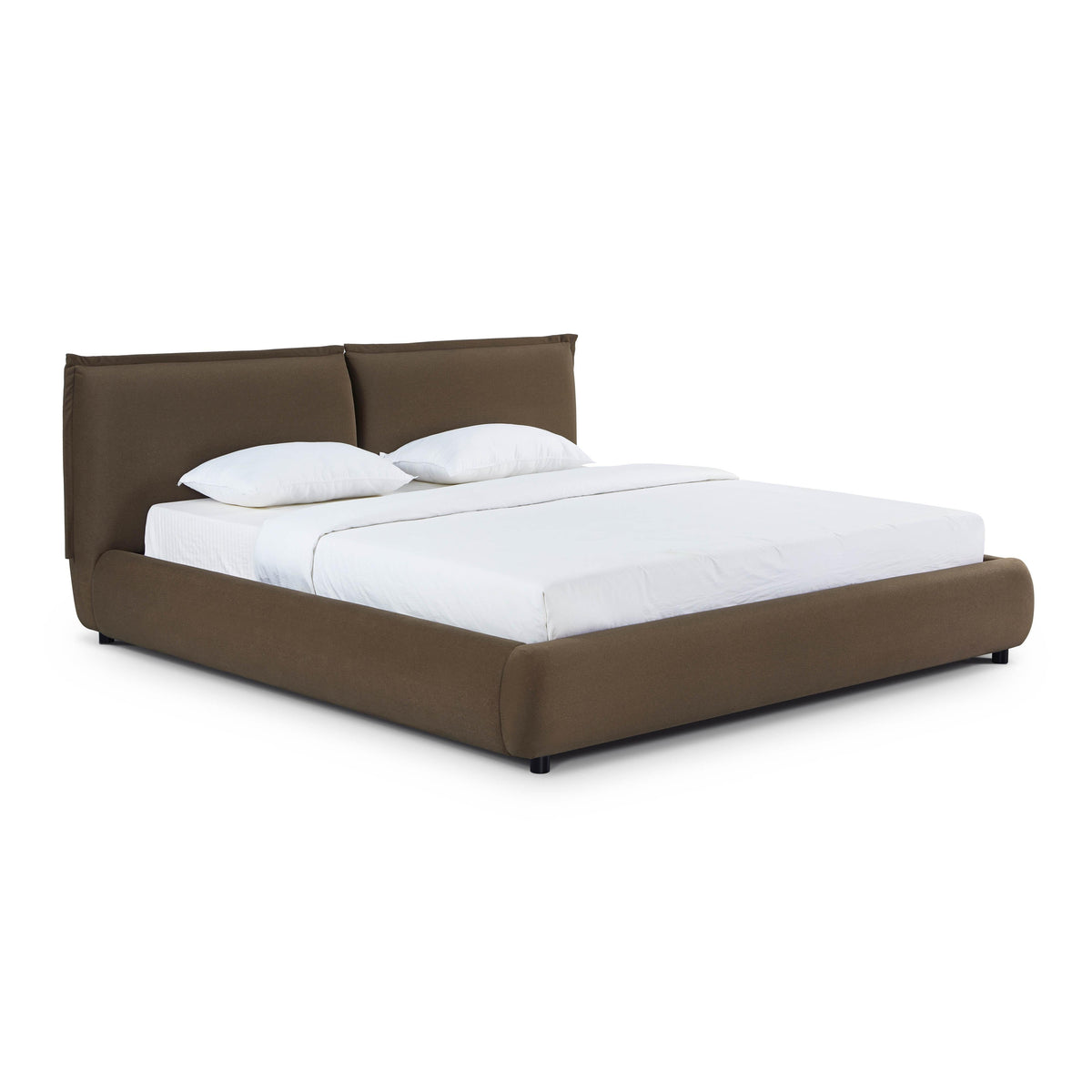 Mel Brown Performance Faux Mohair Velvet King Bed by TOV Furniture – photo 1 of 10