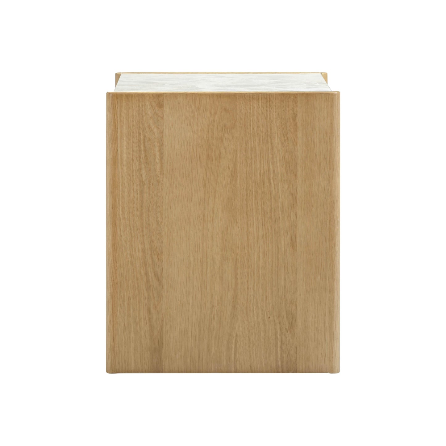 Paige 26 Natural Oak 2 Drawer Nightstand by TOV B69352