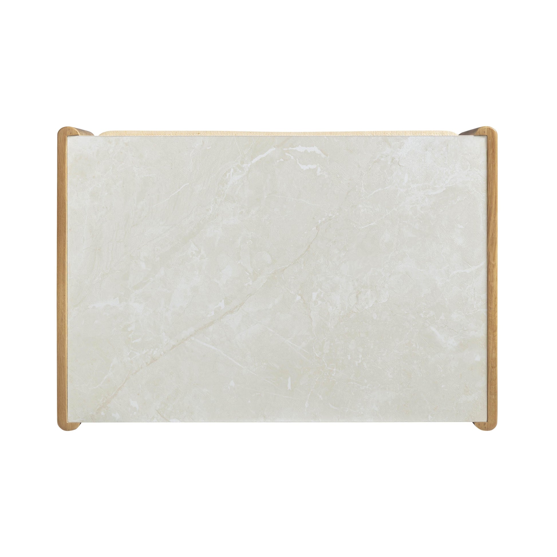 Paige 26 Natural Oak 2 Drawer Nightstand by TOV B69352