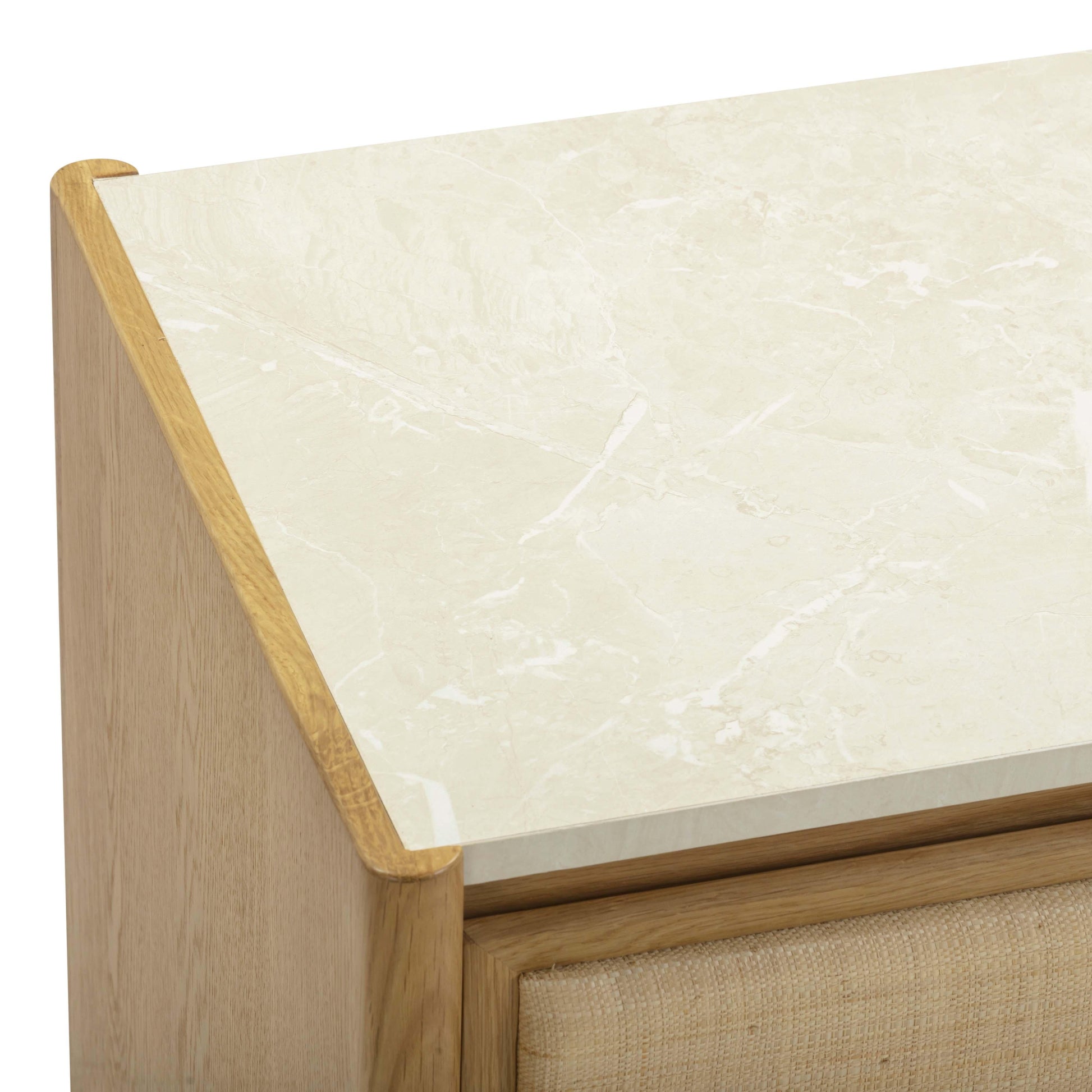 Paige 56 Natural Oak 6 Drawer Dresser by TOV B69354