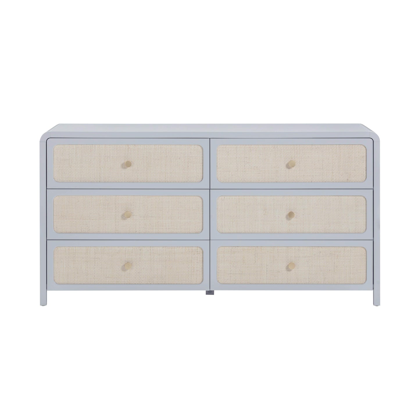 Patty 62 Rattan 6 Drawer Dresser by TOV B54354