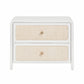 Patty 28 Rattan 2 Drawer Nightstand by TOV B69362