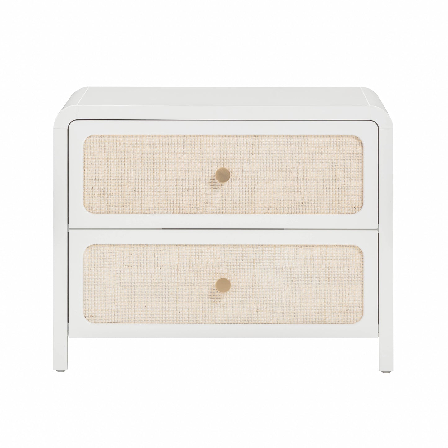 Patty 28 Rattan 2 Drawer Nightstand by TOV B69363