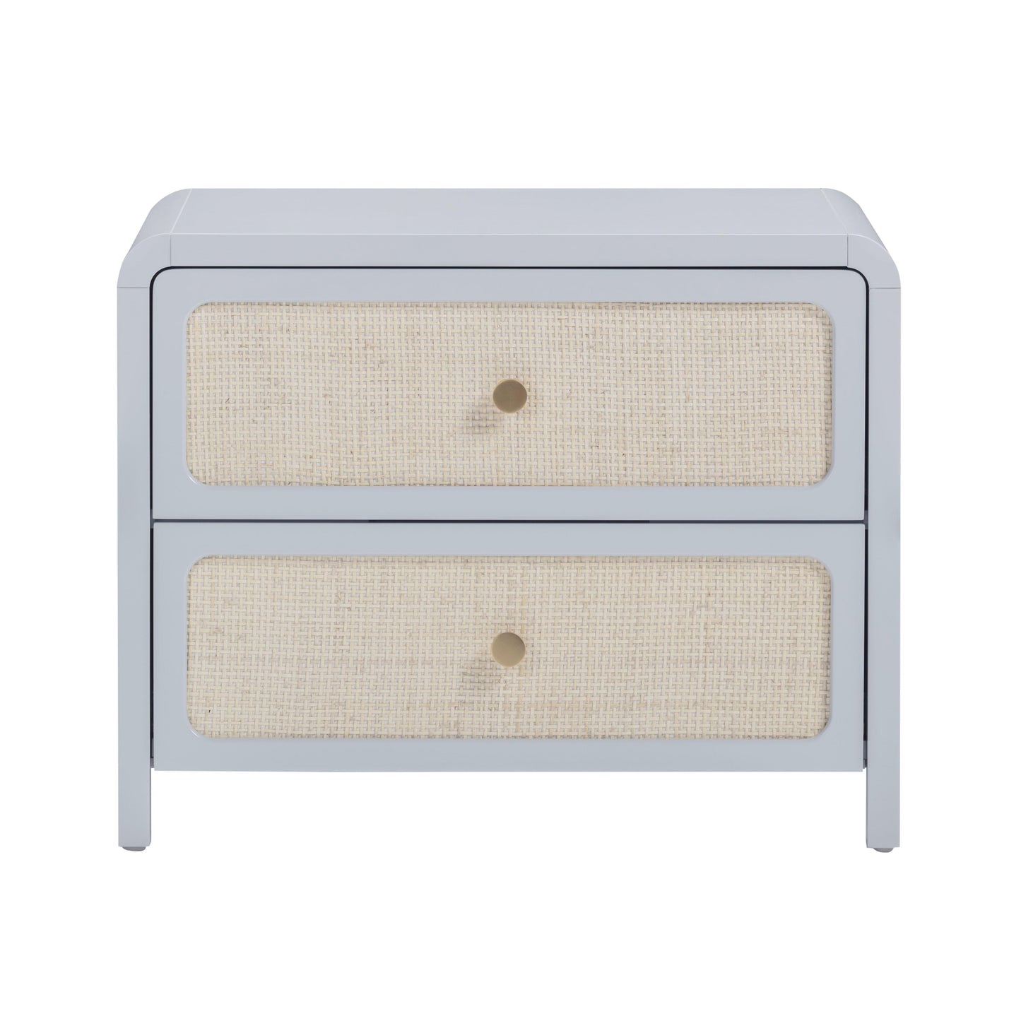 Patty 28 Rattan 2 Drawer Nightstand by TOV B69362