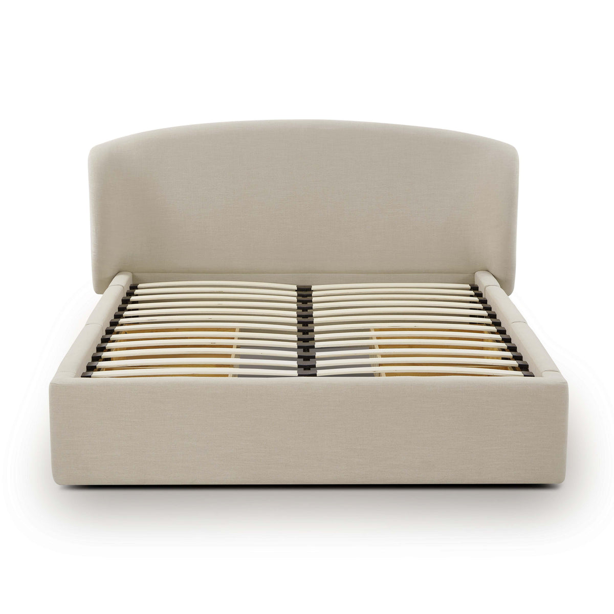 Corey Taupe Upcycled Performance Linen Queen Storage Bed by TOV Furniture – photo 7 of 10