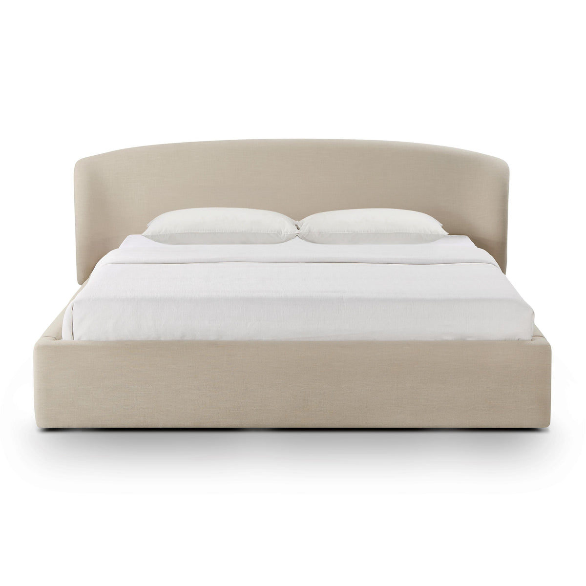 Corey Taupe Upcycled Performance Linen King Storage Bed by TOV Furniture – photo 3 of 10