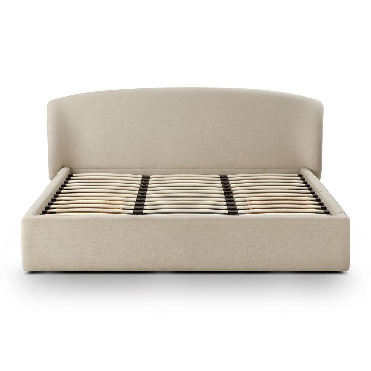 Corey Taupe Upcycled Performance Linen King Storage Bed by TOV Furniture – photo 7 of 10