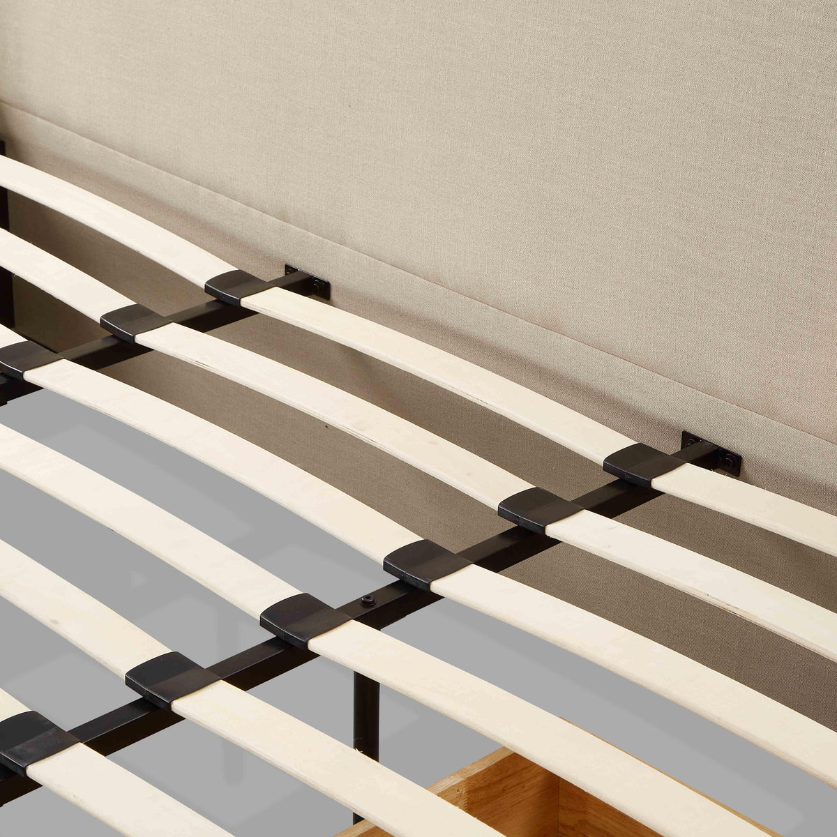 Corey Taupe Upcycled Performance Linen King Storage Bed by TOV Furniture – photo 10 of 10