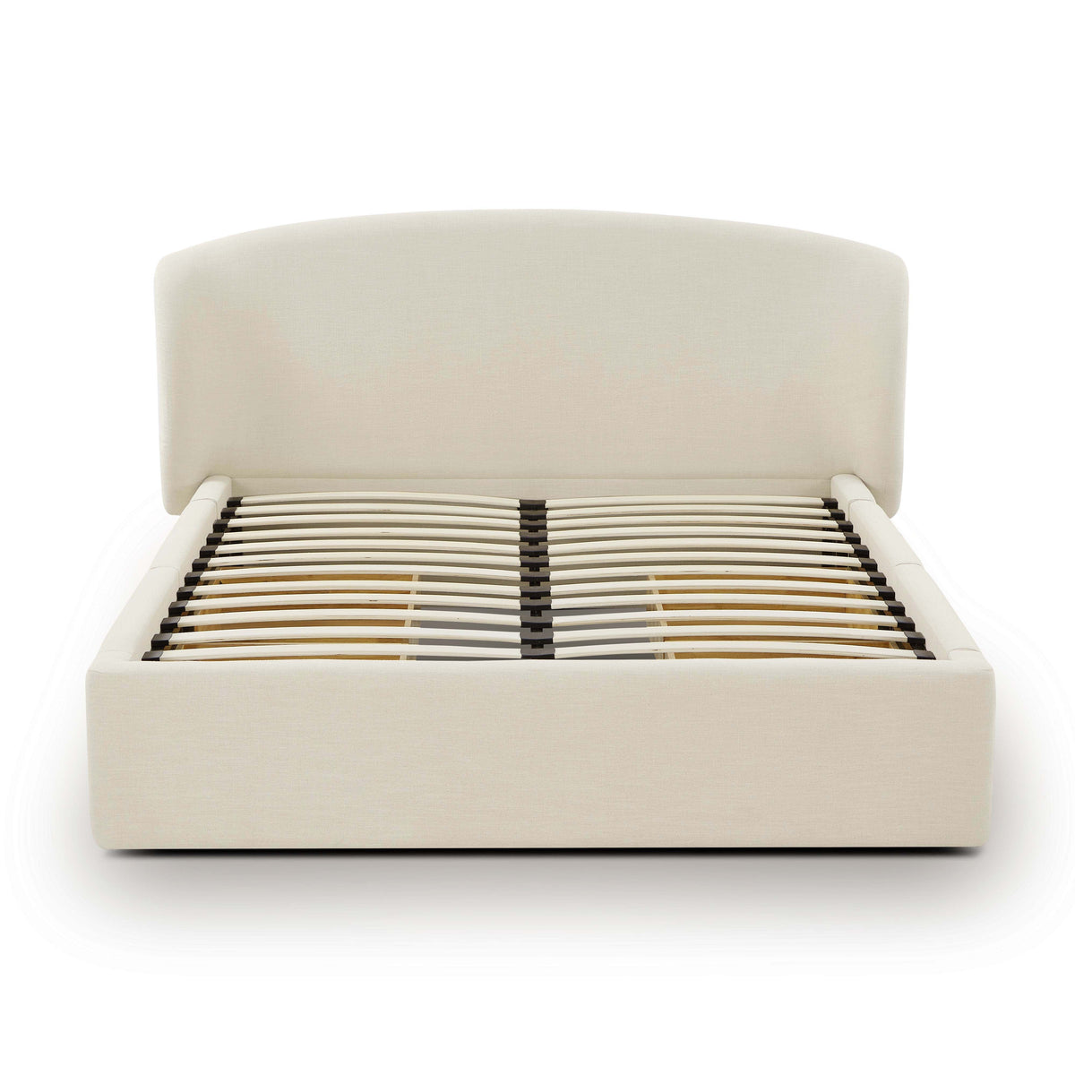 Corey Cream Upcycled Performance Linen Queen Storage Bed by TOV Furniture – photo 7 of 10