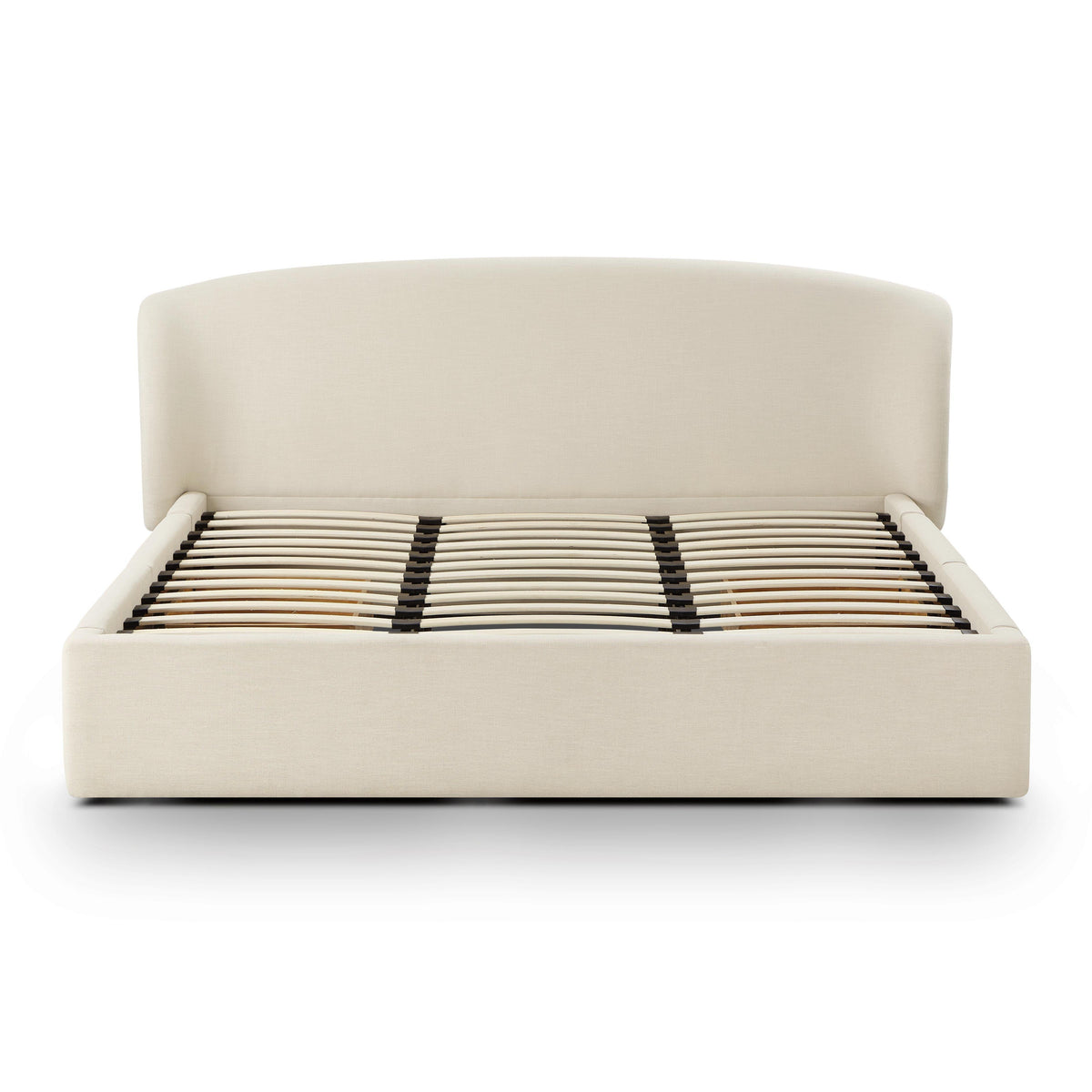 Corey Cream Upcycled Performance Linen King Storage Bed by TOV Furniture – photo 6 of 10