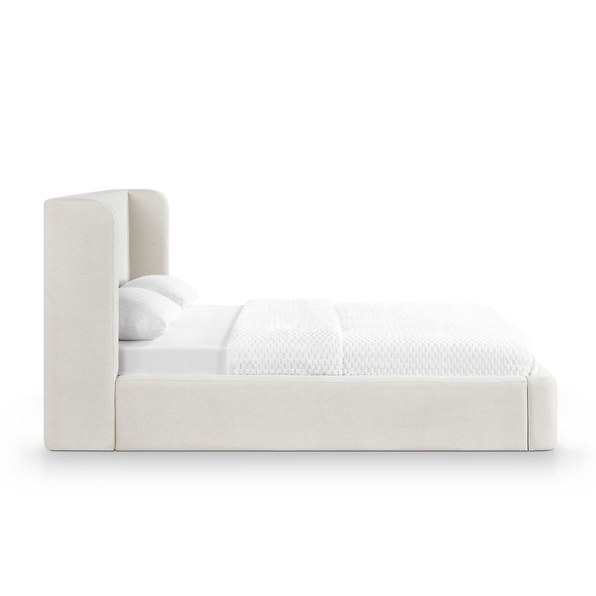 Harmony Cream Performance Chenille Queen Bed by TOV Furniture – photo 4 of 10