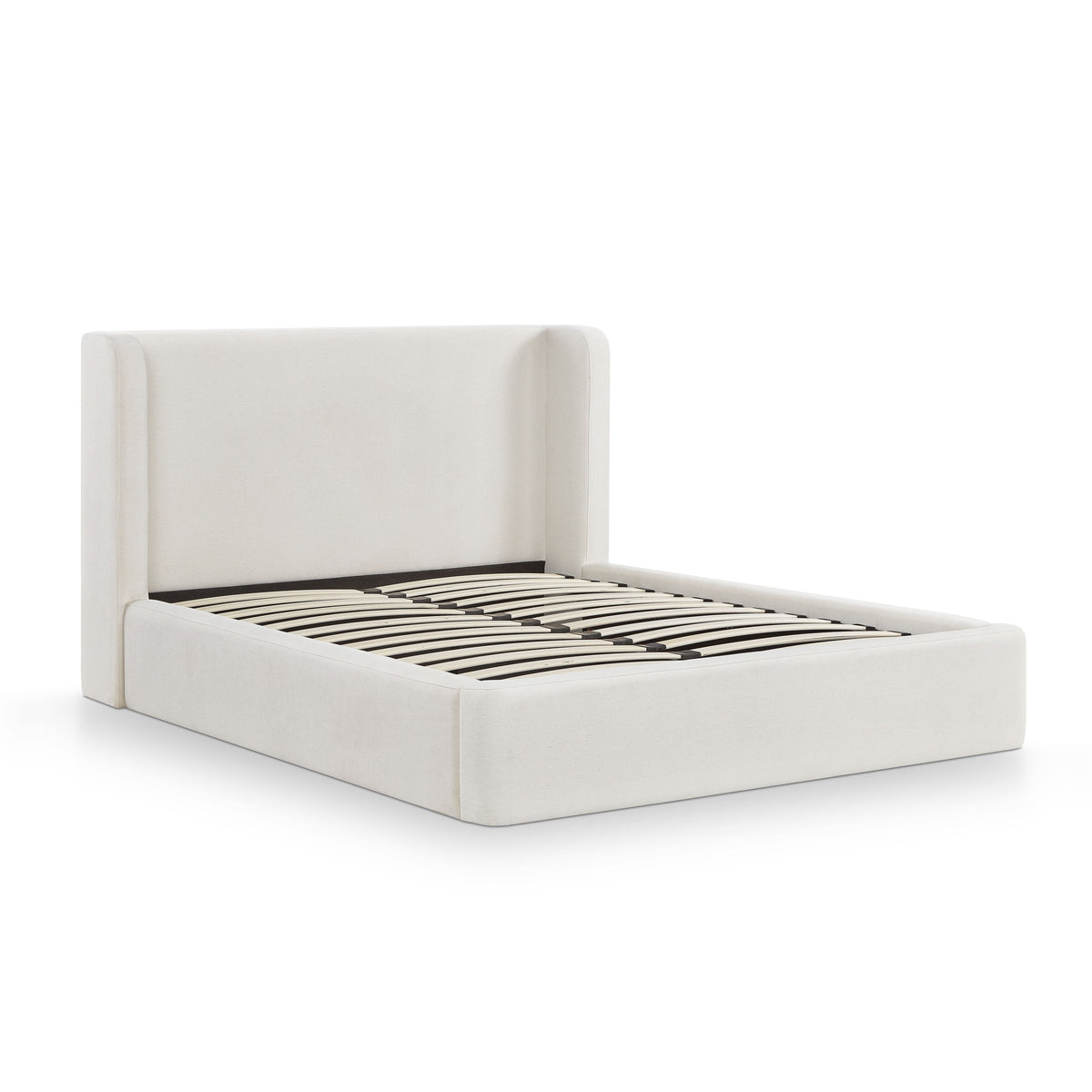 Harmony Cream Performance Chenille Queen Bed by TOV Furniture – photo 6 of 10