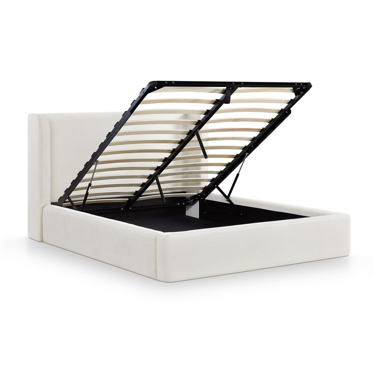 Harmony Cream Performance Chenille Queen Bed by TOV Furniture – photo 8 of 10