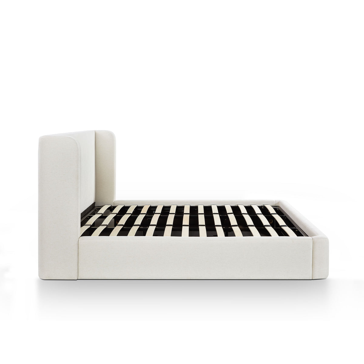 Harmony Cream Performance Chenille King Bed by TOV Furniture – photo 6 of 12