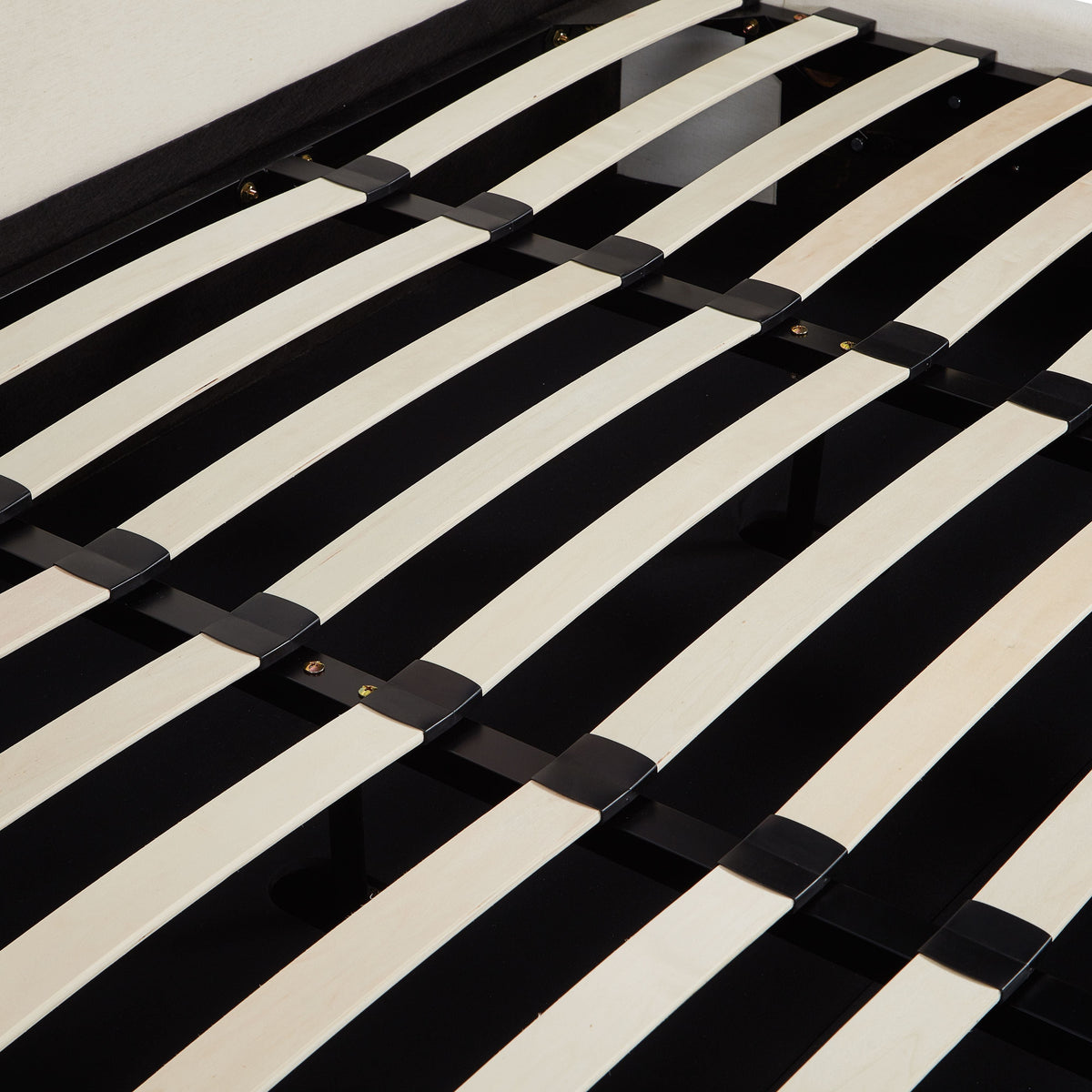 Harmony Cream Performance Chenille King Bed by TOV Furniture – photo 8 of 12