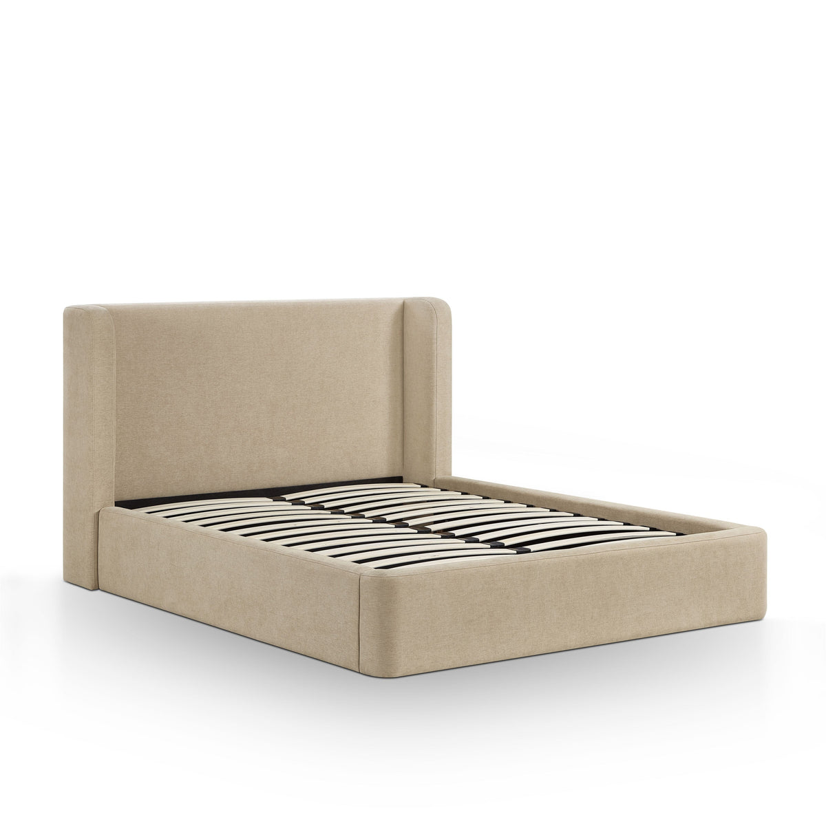 Harmony Tan Performance Chenille Queen Bed by TOV Furniture – photo 8 of 11