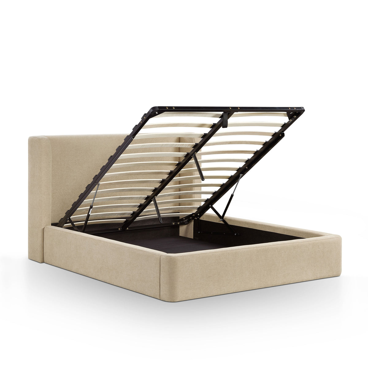 Harmony Tan Performance Chenille Queen Bed by TOV Furniture – photo 9 of 11