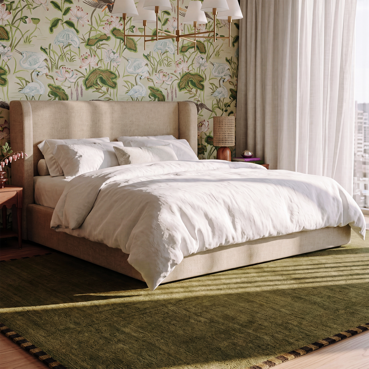 Harmony Performance Chenille Storage Bed by TOV Furniture – several options shown