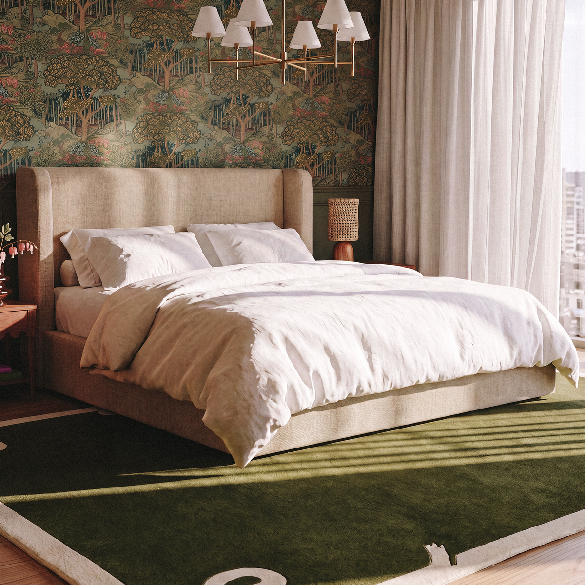 Harmony Performance Chenille Storage Bed by TOV Furniture – several options shown