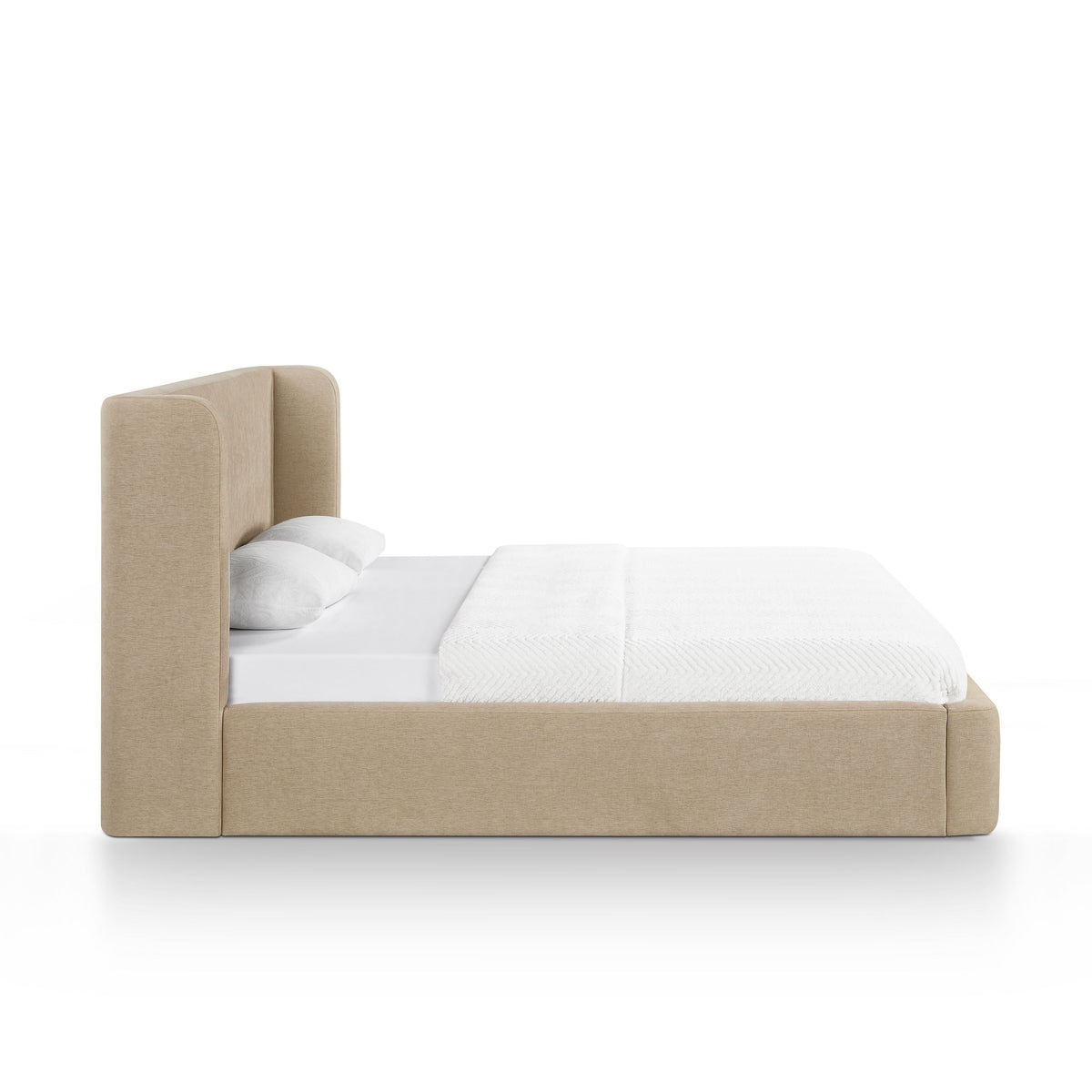 Harmony Tan Performance Chenille King Bed by TOV Furniture – photo 3 of 11