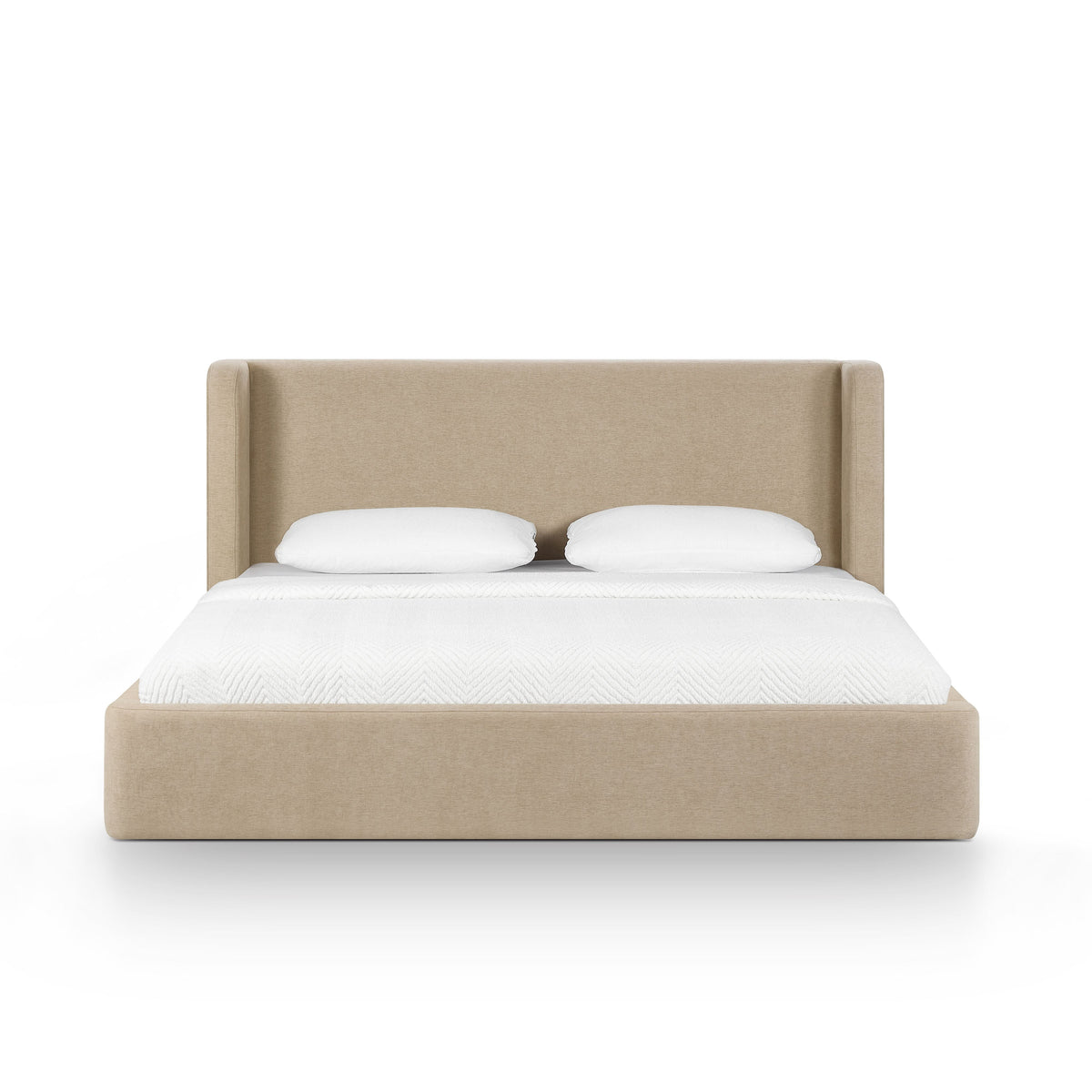 Harmony Tan Performance Chenille King Bed by TOV Furniture – photo 1 of 11
