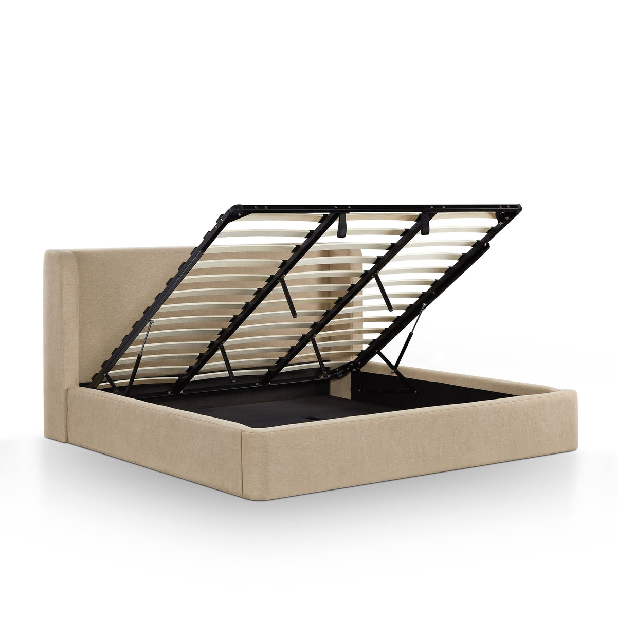 Harmony Tan Performance Chenille King Bed by TOV Furniture – photo 7 of 11